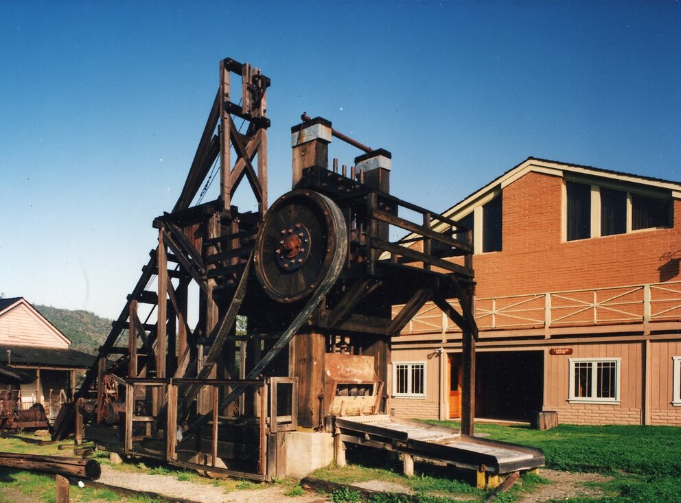 Antique Mining equipment in Mariposa, CA