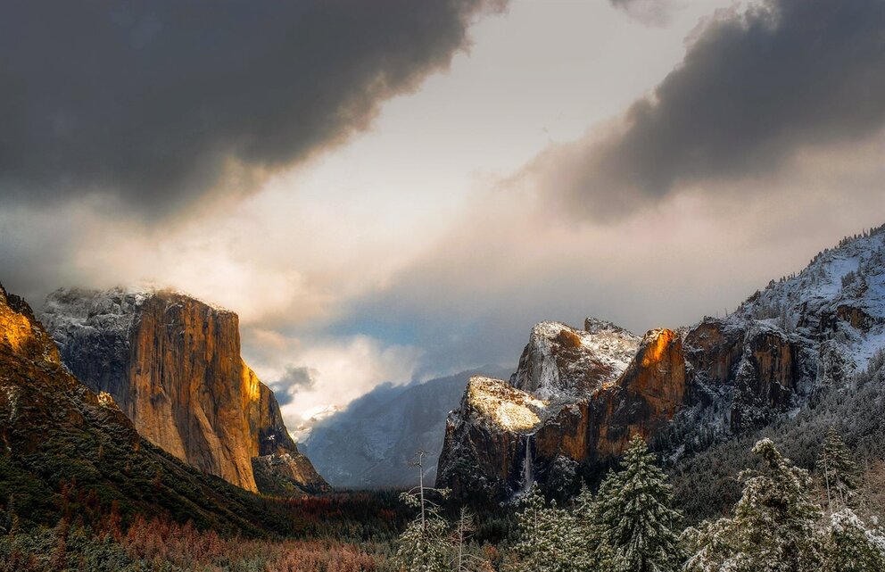 Half Dome Valley at Yosemite National Park