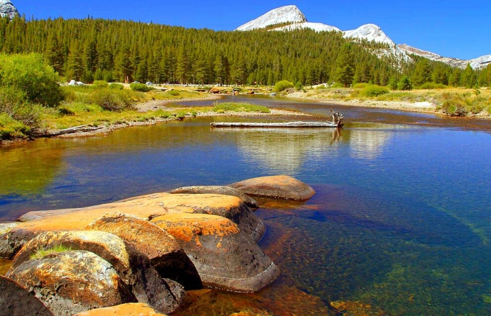 water pool in Yosemite National Park
